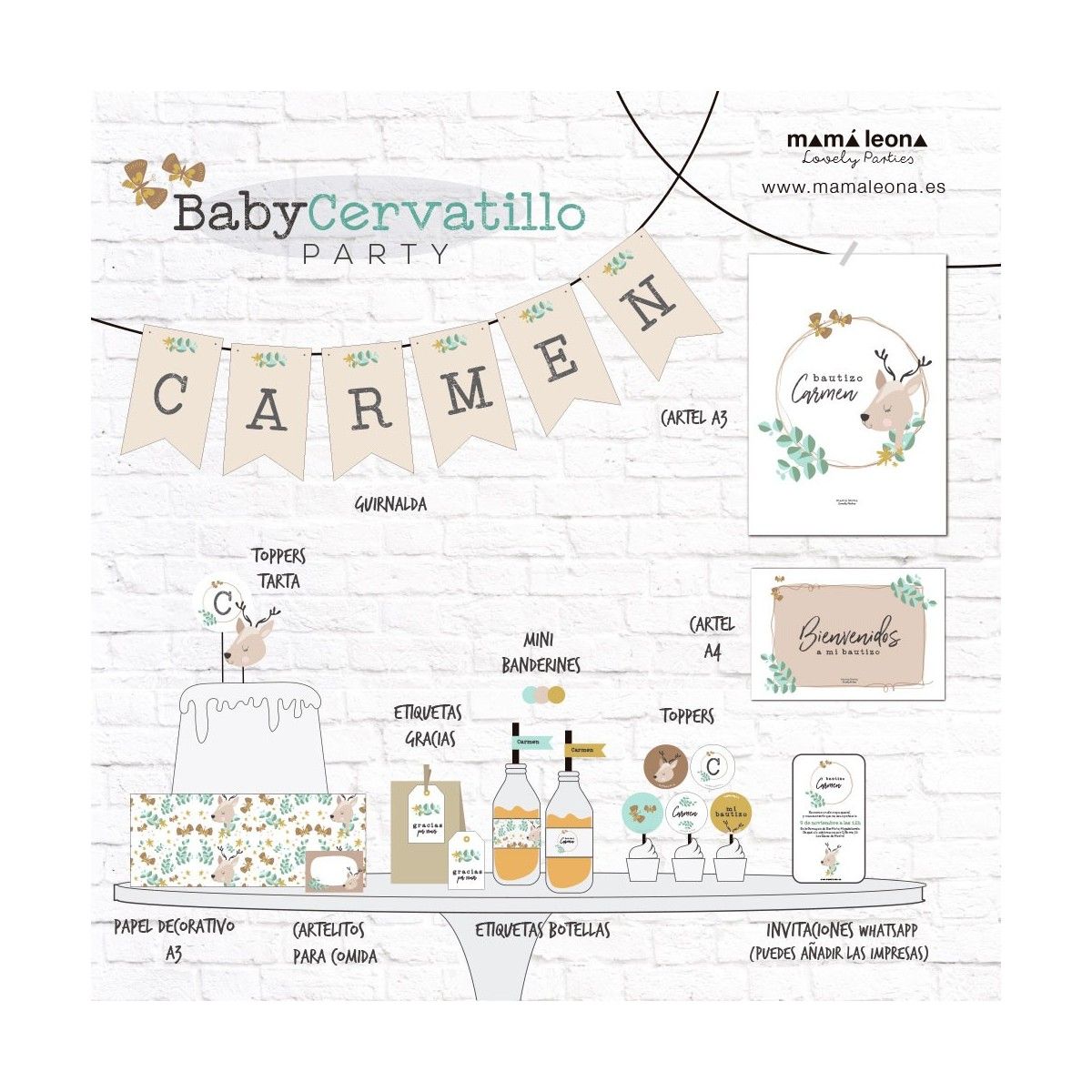 Baby cervatillo party
